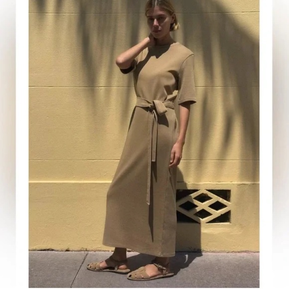 ZARA SUEDE FISHERMAN SANDALS - TAN - NWT - Picture 2 of 5